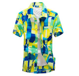 2018 Summer Casual Hawaiian Shirt Men Short Sleeve Printing Beach Mens Shirts M-5XL