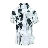 2018 Summer Casual Hawaiian Shirt Men Short Sleeve Printing Beach Mens Shirts M-5XL