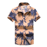 2018 Summer Casual Hawaiian Shirt Men Short Sleeve Printing Beach Mens Shirts M-5XL