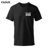 2019 T Shirt Mens Summer Tees Boys Male T-Shirts Tops 100% cotton Y'all Need Jesus tshirt Christian church youth Worship clothes