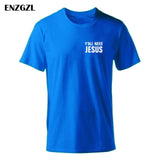 2019 T Shirt Mens Summer Tees Boys Male T-Shirts Tops 100% cotton Y'all Need Jesus tshirt Christian church youth Worship clothes