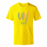 ENZGZL 2019 New Summer T Shirt Mens 100% cotton T-shirts male feather print Tee Short Sleeve High Quality Boys Tshirt BLACK c3ym