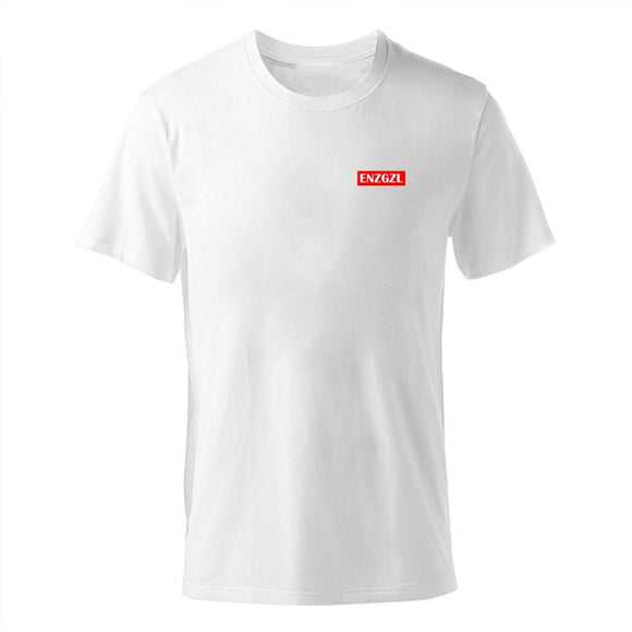ENZGZL 2019 New Summer T Shirt Man 100% cotton T-shirts male   print Tee Short Sleeve Round neck Boys Tshirt black