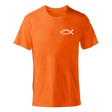 ENZGZL 2019 New Summer T Shirt Man 100% cotton T-shirts male FISH print Tee Short Sleeve High Quality Boy Tshirt black