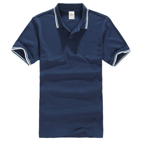 Summer Cotton Polo Shirt Men 2019 New Short Sleeve Casual Mens Polo Shirt Lovers Polo Homme 14 Colors