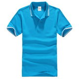 Summer Cotton Polo Shirt Men 2019 New Short Sleeve Casual Mens Polo Shirt Lovers Polo Homme 14 Colors