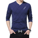 2019 New Fashion Long Sleeve Men T Shirt Cotton Casual T-shirt For Men Designer Spring Autumn Tee Shirt Homme