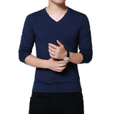 2019 New Fashion Long Sleeve Men T Shirt Cotton Casual T-shirt For Men Designer Spring Autumn Tee Shirt Homme