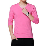 2019 New Fashion Long Sleeve Men T Shirt Cotton Casual T-shirt For Men Designer Spring Autumn Tee Shirt Homme